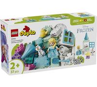 LEGO Duplo | Disney Boîte Créative La Reine des Neiges avec Elsa et Olaf - Jeu Éducatif pour Motricité de Bébé - Jouet Montessori avec 2 Figurines - Cadeau pour Fille ou Garçon dès 2 Ans 10462