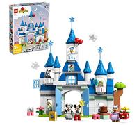 LEGO DUPLO Disney 10998 Magic Castle Kit de construction 3 en 1 pour jeu en famille avec 5 figurines Disney dont Mickey, Minnie et ses amis, Magical Disney 100 pour enfants et tout-petits à partir de
