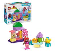 LEGO Duplo | Disney Le Stand de Café d’Ariel et de Polochon - Set Briques de Construction La Petite Sirène - Jouet Cuisine Enfant dès 2 Ans, Jeu Éducatif sur Le Thème de la Nourriture 10420