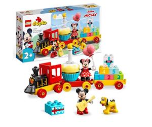 LEGO Duplo Disney Le Train d’Anniversaire de Mickey et Minnie 10941 | Jouet pour fille ou garçon dès 2 ans, jouet train éducatif en bas âge, briques de chiffres, cadeau d’anniversaire, 22 pièces