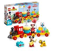 LEGO DUPLO Disney 10941 Le Train d’anniversaire de Mickey et Minnie, Jouets de construction