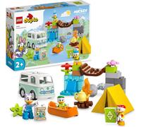 LEGO DUPLO Disney Mickey and Friends Camping Adventure, jouet pour bébé avec camping-car et figurines de Daisy Duck, Hyzio, Dyzio et Zyzio, cadeau pour enfant de 2 ans, pour garçon et fille 10997