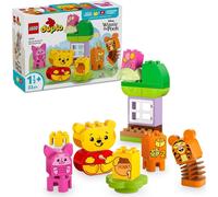 LEGO DUPLO - Fête d'anniversaire Winnie l'ourson, jouet éducatif pour bébé à construire, 3 figurines dont Porcinet, cadeau pour tout-petit, pour 2 ans, pour garçon et fille, 10457