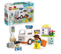 LEGO DUPLO 10447 L’ambulance et le chauffeur - Jouet interactif pour les enfants dès 2 ans