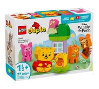 LEGO Duplo | Disney L’Anniversaire de Winnie l’Ourson - Jouet pour Enfants dès 1 an - Motricité Fine - Briques Chiffrées & 3 Figurines d'animaux Dont Tigrou & Porcinet - Cadeau Fille ou Garçon 10457