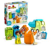 LEGO DUPLO Jeu éducatif 10987 – Camion de recyclage, tri de couleurs, Dès 2 ans