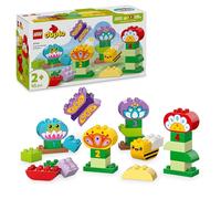 LEGO Duplo Le Jardin Créatif et Les Fleurs - Jouet Interactif Montessori dès 2 Ans - Jeu à Empiler - Fleurs & Briques avec Chiffres pour Développer la Motricité Fine 10444