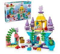 LEGO DUPLO Jeu Le palais sous-marin magique d'Ariel 10435 – 3 figurines et accessoires – dès 2 ans