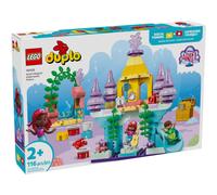 LEGO DUPLO Jeu Le palais sous-marin magique d'Ariel 10435 – 3 figurines et accessoires – dès 2 ans