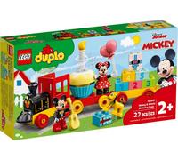 LEGO DUPLO Disney 10941 Le Train d’anniversaire de Mickey et Minnie, Jouets de construction