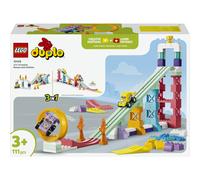 LEGO DUPLO Town Tremplins créatifs avec petites voitures Set 3-en-1, Jouets de construction
