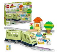 LEGO DUPLO Ma ville 10427 Le train d’aventures interactif - Jouets d’éveil dès 2 ans