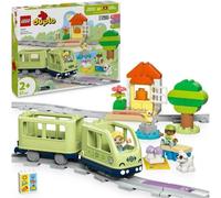 LEGO DUPLO Ma ville 10427 Le train d'aventures interactif - Jouets d'éveil des 2 ans