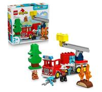 LEGO DUPLO Ma Ville 10473 Le Camion de Pompiers - Jouet Éducatif 2 ans