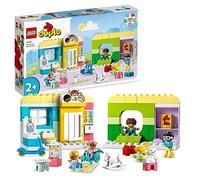 LEGO Duplo Ma Ville La Vie à la Garderie, Jouet Éducatif pour Enfants dès 2 Ans, Jeu d'apprentissage avec Briques de Construction et 4 Figurines 10992