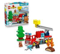 LEGO DUPLO Ma Ville 10473 Le Camion de Pompiers - Jouet Éducatif 2 ans
