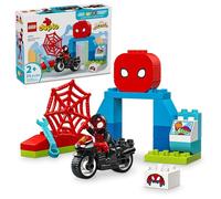 LEGO DUPLO Marvel Spin's Motorcycle Adventure Fantasy Playset, basé sur Spidey et ses incroyables amis, construction et reconstruction, jouets pour tout-petits, jouet de moto préscolaire pour enfants
