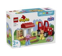 LEGO DUPLO Peppa Wutz Tracteur et Stand de Marché, Jouets de construction