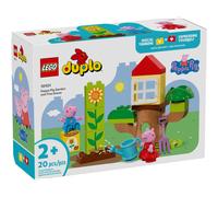 LEGO DUPLO Jouet 10431 Le jardin et la cabane dans l’arbre de Peppa Pig — 2 ans, 2 figurines