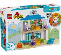 LEGO Duplo Première Visite chez Le Médecin - Jouet Éducatif pour Fille ou Garçon dès 2 Ans - Jeu de Construction Montessori avec 4 Figurines, Accessoires & Roue des Émotions - Idée Cadeau 10449