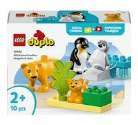 LEGO® DUPLO® Town 10442 Familles d’animaux sauvages : pingouins et lions Multicolore G