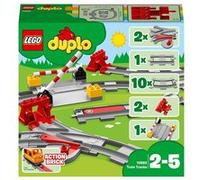 LEGO® DUPLO® Town 10882 Les rails du train Multicolore G