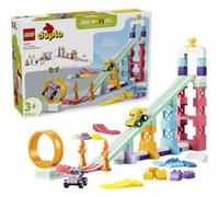 LEGO DUPLO Town Tremplins créatifs avec petites voitures Set 3-en-1, Jouets de construction