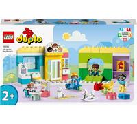 LEGO DUPLO Town Une journée dans la vie d'une crèche, jouet éducatif pour les tout-petits pour apprendre les couleurs et les chiffres, jeu de briques pour les 2 ans, jouer à faire semblant, cadeau pou