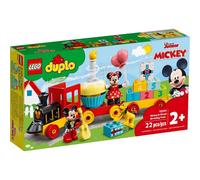 LEGO DUPLO Disney 10941 Le Train d’anniversaire de Mickey et Minnie, Jouets de construction