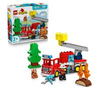 LEGO DUPLO Ma Ville 10473 Le Camion de Pompiers - Jouet Éducatif 2 ans