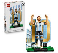 LEGO Editions Lionel Messi - Légende du Foot - Jeu Football - Figurine 3D à Exposer - Décoration DIY de Chambre d'enfant - Cadeau dès 12 Ans pour Garçon, Fille ou Adulte Fan de Sport 43015