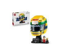 LEGO Éditions 43024 Casque Ayrton Senna F1 à construire et exposer Jaune 931 pièces