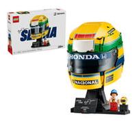 LEGO Editions Casque d’Ayrton Senna - Jeu de Construction - Maquette F1 - Décoration avec Minifigurine Collector - Cadeau pour Garçon dès 14 Ans ou Adulte Fan de Sport Automobile 43024