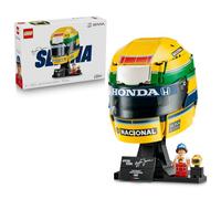 LEGO Editions Casque d’Ayrton Senna - Jeu de Construction - Maquette F1 - Décoration avec Minifigurine Collector - Cadeau pour Garçon dès 14 Ans ou Adulte Fan de Sport Automobile 43024