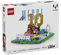 LEGO Editions Lionel Messi - Best of - Jeu Football - Maquette 3D avec Minifigurine Collector - Décoration de Chambre d'enfant - Cadeau dès 10 Ans pour Garçon, Fille ou Adulte Fan de Sport 43011
