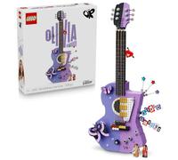 LEGO Editions La Guitare d’Olivia Rodrigo - Jeu de Construction - Maquette 3D - 2 Minifigurines, Étoiles & Papillons - Décoration de Chambre d'enfant - Cadeau Musique pour Fille 14 Ans ou Fan 43031