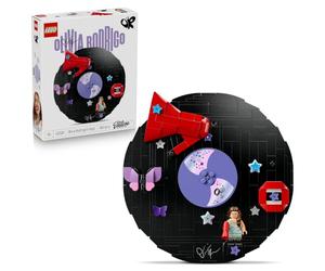 LEGO Editions Le Vinyle d’Olivia Rodrigo - Jeu de Construction - Jouet Vinyle, Minifigurine & Accessoires - Décoration Murale ou de Bureau - Cadeau sur la Musique pour Fille ou Fan Ado 10 Ans 43028