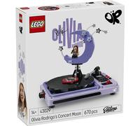 LEGO Editions La Lune de Concert d’Olivia Rodrigo - Maquette de Platine avec Vinyle & Minifigurine - Décoration de Chambre d'enfant - Cadeau sur la Musique pour Fille Ado dès 14 Ans ou Fan 43029