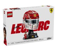 Lego® editions scuderia ferrari hp casque de charles leclerc 43014