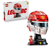 LEGO Editions Scuderia Ferrari HP Casque de Charles Leclerc - Produit F1 - Maquette avec Minifigurine Collector - Décoration Intérieure - Cadeau pour Garçon dès 14 ans et Adulte Fan d'Automobile 43014