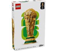 LEGO Editions Trophée Officiel de la Coupe du Monde de la FIFA - Jouet 3D - Maquette DIY avec Minifigurine Collector - Cadeau Football pour Garçon, Fille dès 12 Ans ou Adulte Fan de Sport 43020