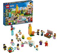 LEGO Ensemble de figurines City – La fête foraine 60234 – Jeu de construction Multicolore
