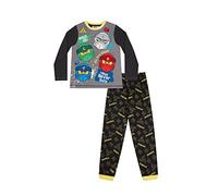 LEGO Ensemble de pyjamas longs Ninjago pour garçons, Noir , 9-10 ans