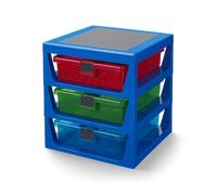 LEGO Étagère de Rangement 3 Tiroirs Bleu Taille unique