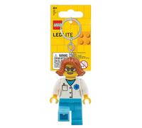 LEGO Female Doctor Minifigure Iconic Key Light (Keyring / Keychain)