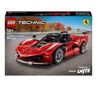 LEGO Technic Ferrari FXX K - Jouet Voiture de Course - Maquette de Construction avec Moteur V12, Différentiel & Pistons Mobiles - Décoration Automobile - Cadeau pour Garçon dès 10 Ans 42212