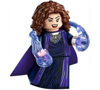 Lego Figurine Marvel Série 2 : Agatha Harkness avec Cape maléfique Lego Violette supplémentaire - Superhéros 71039