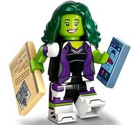 LEGO Figurine Marvel Série 2 : She-Hulk avec cape maléfique LEGO violette - Superhéros 71039