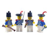 Lego® Figurines jupes bleues - Soldats impériaux et officiers pour la forteresse Lego® Eldorado - Ensemble exclusif Lego® avec figurines Lego exclusives