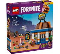 LEGO Fortnite Durrr Burger Restaurant - Jouet créatif avec les minifigures Beachbomber, Beefboss, Schmierfink - Cadeau de jeu et de collection pour garçons et filles à partir de 10 ans - 77076